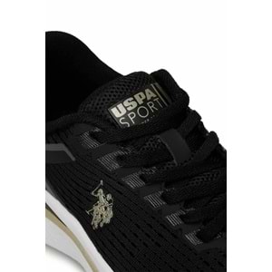 U.S. POLO ASSN. GENESIS WMN 4FX - SİYAH-ALTIN - 36
