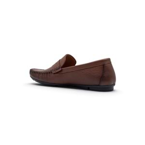 VOYAGER 4180 ERKEK DERİ LOAFER AYAKKABI - TABA NATA - 40