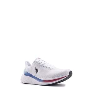 U.S. POLO ASSN. BLAKE 4FX ERKEK KOŞU AYAKKABISI - BEYAZ-MAVİ-KIRMIZI - 44