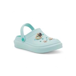 AKINALBELLA E263.012 TAŞLI KADIN CROCS TERLİK - MINT - 40