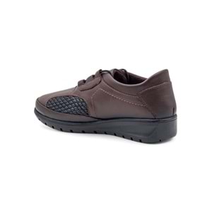 VOYAGER 8585 KADIN HAKİKİ DERİ COMFORT AYAKKABI - KAHVERENGİ - 40