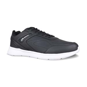 MP 242-2027 BÜYÜK NUMARA ERKEK KOŞU AYAKKABISI - SİYAH-BEYAZ - 45