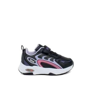 MP 242-3357 UNİSEX ÇOCUK SPOR AYAKKABI - SİYAH-MOR - 26