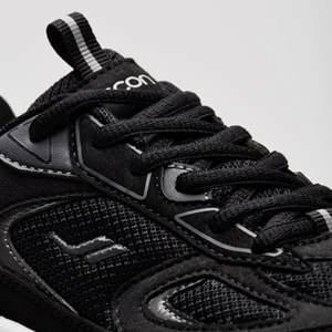 LESCON NEWTON EASYSTEP UNİSEX SPOR AYAKKABI - SİYAH - 36