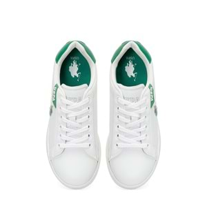 U.S. POLO ASSN. COSTA WMN 4PR KADIN SNEAKER - BEYAZ-YEŞİL - 40