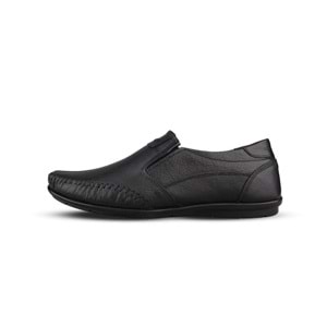 MP 242-4555 HAKİKİ DERİ ERKEK CASUAL AYAKKABI - SİYAH - 42