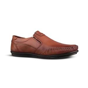 MP 242-4555 HAKİKİ DERİ ERKEK CASUAL AYAKKABI - TABA - 41