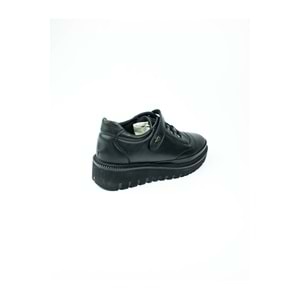 VOYAGER 9923 KADIN HAKİKİ DERİ COMFORT AYAKKABI - SİYAH - 39