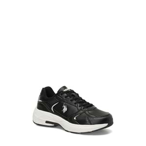 U.S. POLO ASSN. FELIX WMN 4PR KADIN SNEAKER - SİYAH-BEYAZ - 37
