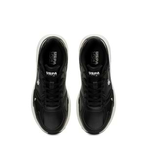 U.S. POLO ASSN. FELIX WMN 4PR KADIN SNEAKER - SİYAH-BEYAZ - 37
