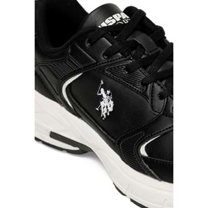 U.S. POLO ASSN. FELIX WMN 4PR KADIN SNEAKER - SİYAH-BEYAZ - 37