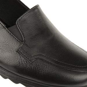 Muya Aster 6 Nokta Anatomik Hakiki Deri Kadın Ayakkabı - Siyah - 40