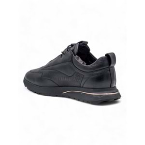 VOYAGER 1019 ERKEK HAKİKİ DERİ SPOR AYAKKABI - SİYAH - 40