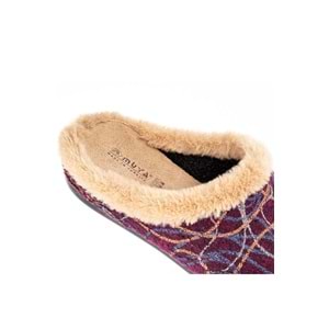 Muya Zera Anatomik Taban Kadın Ev Terliği - Bordo - 38