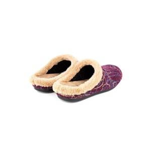 Muya Zera Anatomik Taban Kadın Ev Terliği - Bordo - 38