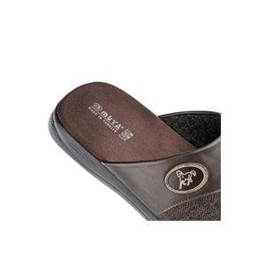 Muya Hector Anatomik Taban Erkek Ev Terliği - Kahverengi - 40