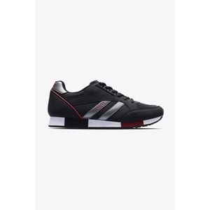 LESCON BOSTON 6 ERKEK SNEAKERS SPOR AYAKKABI - SİYAH - 45