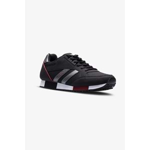 LESCON BOSTON 6 ERKEK SNEAKERS SPOR AYAKKABI - SİYAH - 45