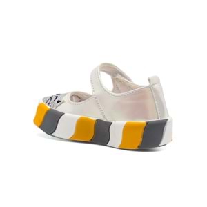 MP 251-3445 KIZ ÇOCUK CANVAS AYAKKABI - BEYAZ-SARI - 30
