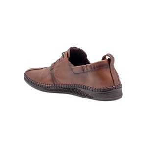 VOYAGER 5146 ERKEK HAKİKİ DERİ SARAÇLI AYAKKABI - TABA - 40