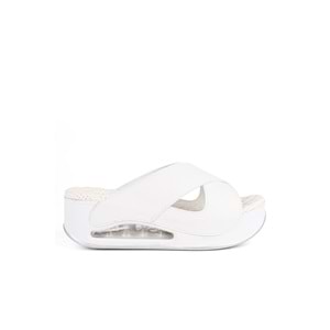 Muya Penelope Anatomik Air Max Tabanlı Topuk Dikeni Kadın Terlik - Beyaz - 40