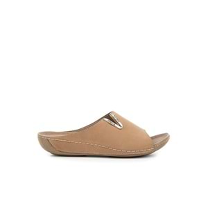 Muya Nest Anatomik Taban Dört Mevsim Kadın Terlik - Bej - 40