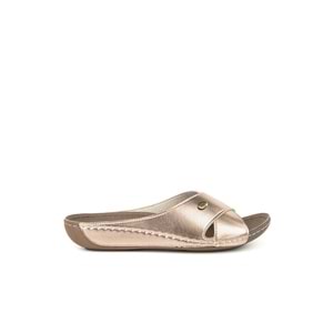 Muya Cyrus Anatomik Taban Jel Destekli Topuk Dikeni Dört Mevsim Kadın Terlik - Platin - 38