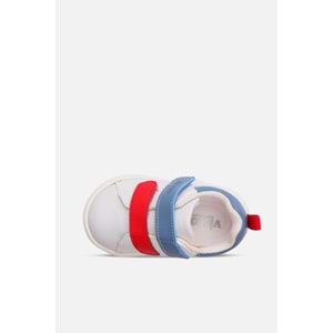 VİCCO BANGKOK ERKEK BEBEK İLK ADIM GÜNLÜK AYAKKABI - BEYAZ-KOT - 20