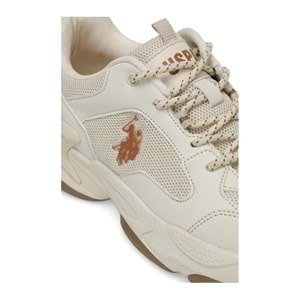 U.S. POLO ASSN. MAYBE WMN 5FX KADIN SNEAKER - BEJ - 40