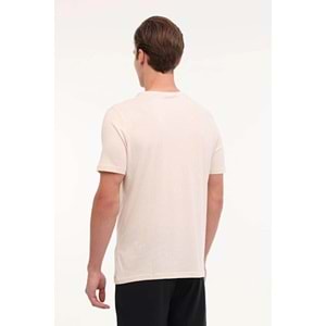 LUMBERJACK MB CT110 PM C NK T-SH 5FX ERKEK KISA KOL TİŞÖRT - BEJ - L