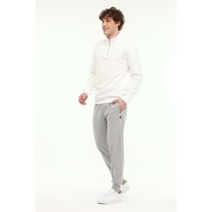 LUMBERJACK MB CT107 JOGGER 5FX ERKEK EŞOFMAN ALTI - GRİ MELANJ - L