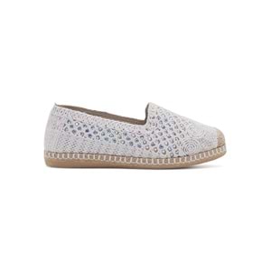 PANDORA MODA Y25.82.112 KADIN HASIR ESPADRİL - BEYAZ - 36