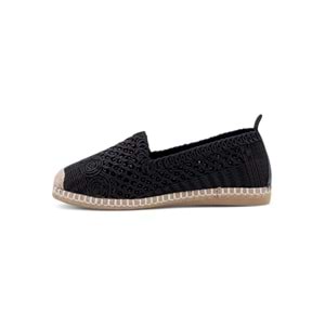 PANDORA MODA Y25.82.112 KADIN HASIR ESPADRİL - SİYAH - 36