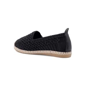 PANDORA MODA Y25.82.112 KADIN HASIR ESPADRİL - SİYAH - 40