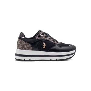 U.S. POLO ASSN. SHERY 5FX KADIN SNEAKER - SİYAH - 38
