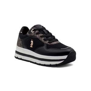 U.S. POLO ASSN. SHERY 5FX KADIN SNEAKER - SİYAH - 38