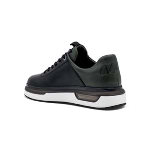 VOYAGER M057 HAKİKİ DERİ ERKEK SNEAKER - SİYAH - 43