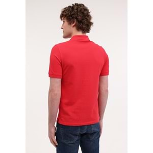 LUMBERJACK MB CT953 POLO T-SH 5FX ERKEK KISA KOL POLO TİŞÖRT - KIRMIZI - L