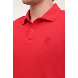 LUMBERJACK MB CT953 POLO T-SH 5FX ERKEK KISA KOL POLO TİŞÖRT - KIRMIZI - L