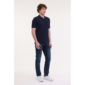 LUMBERJACK MB CT953 POLO T-SH 5FX ERKEK KISA KOL POLO TİŞÖRT - LACİVERT - L