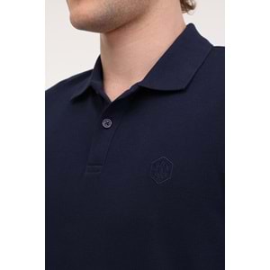 LUMBERJACK MB CT953 POLO T-SH 5FX ERKEK KISA KOL POLO TİŞÖRT - LACİVERT - L