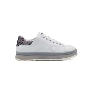 VOYAGER M030 ERKEK HAKİKİ DERİ SNEAKER - BEYAZ - 41