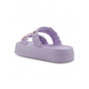 SONIMIX EZ0185.01 TAŞLI KADIN TERLİK - LİLA - 40