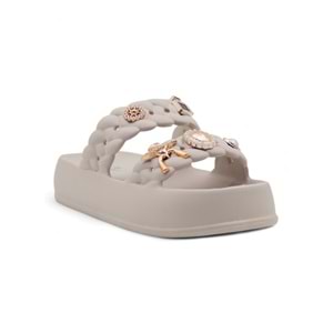 SONIMIX EZ0185.01 TAŞLI KADIN TERLİK - TAŞ - 40