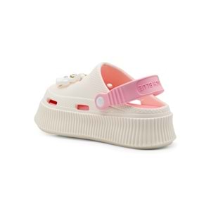 ROOSTER YÜKSEK TABAN FİYONKLU KADIN CROOS TERLİK - KREM - 36