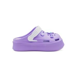 ROOSTER YÜKSEK TABAN ÇİLEKLİ KADIN CROOS TERLİK - LİLA - 36