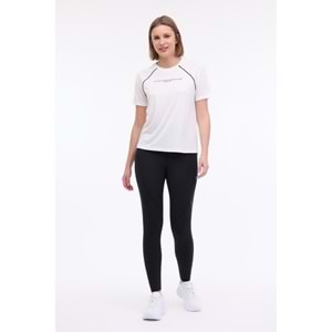 LUMBERJACK WL ANISA 11MS425 5FX KADIN KISA KOL TİŞÖRT - BEYAZ - M