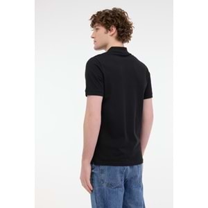 KİNETİX MB PAM 12SN328 5FX ERKEK KISA KOL POLO TİŞÖRT - SİYAH - L