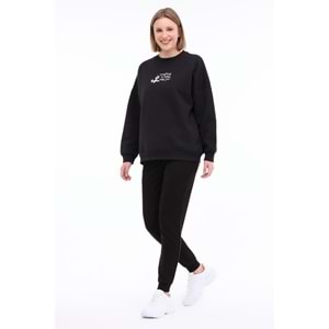 KİNETİX WB JOGGER 22SN86 5FX KADIN EŞOFMAN ALTI - SİYAH - L