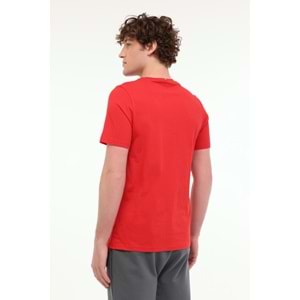 LUMBERJACK ML RENATO 11ITL1030 5FX ERKEK KISA KOL TİŞÖRT - KIRMIZI - XL